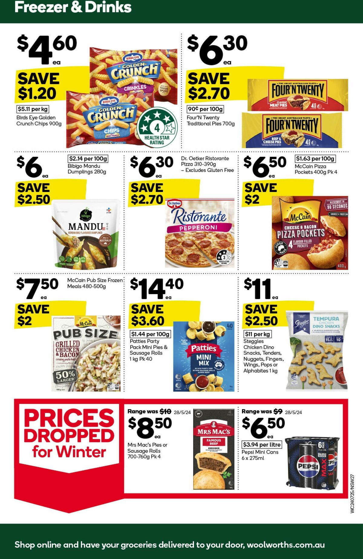 Woolworths Catalogues from 24 July