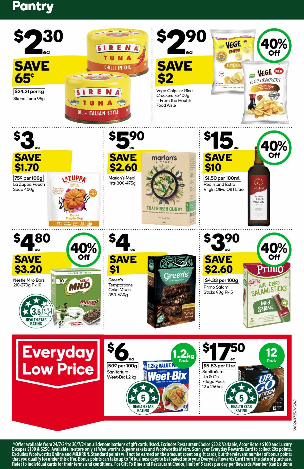 Woolworths Catalogues from 24 July