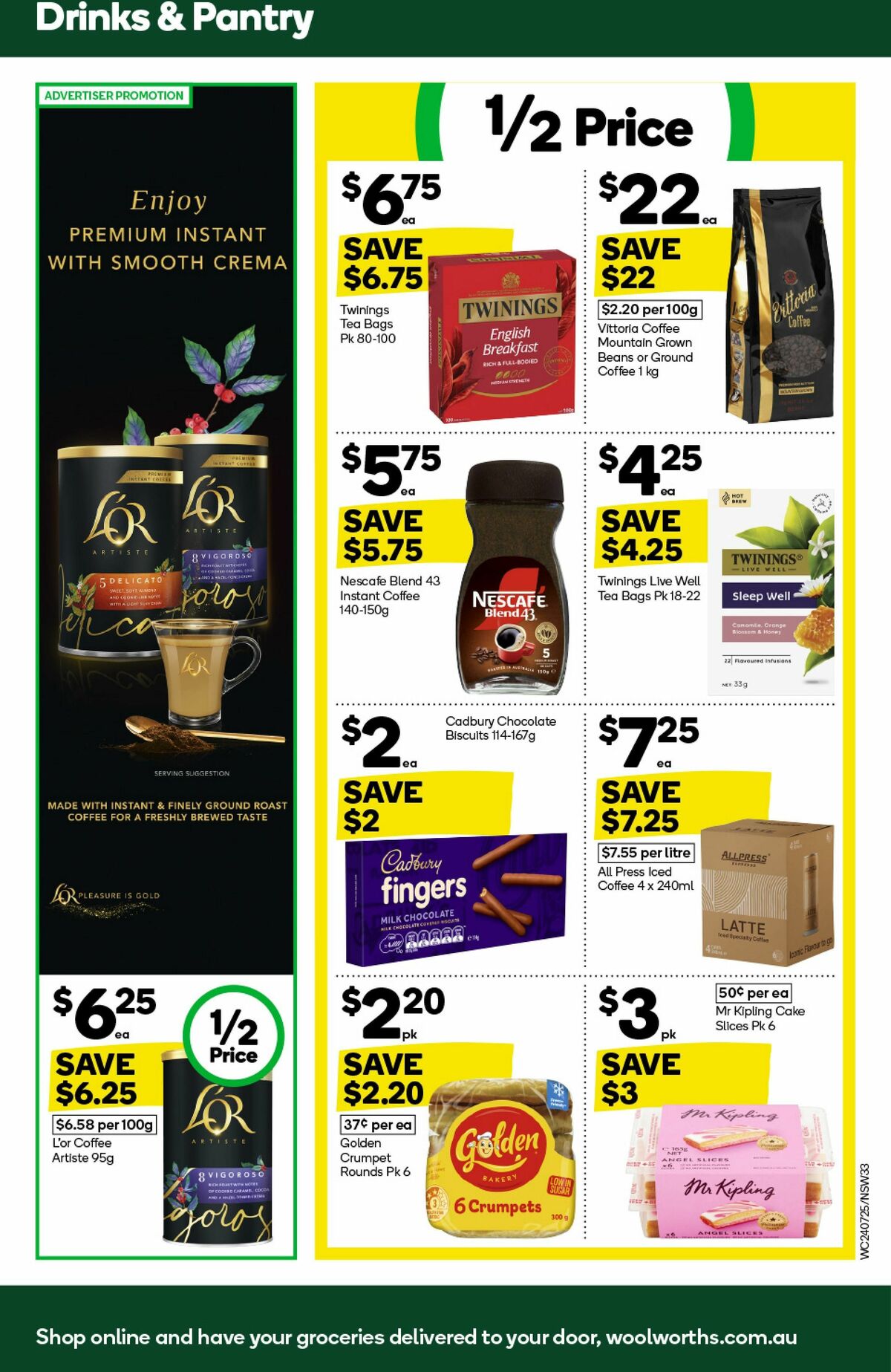 Woolworths Catalogues from 24 July