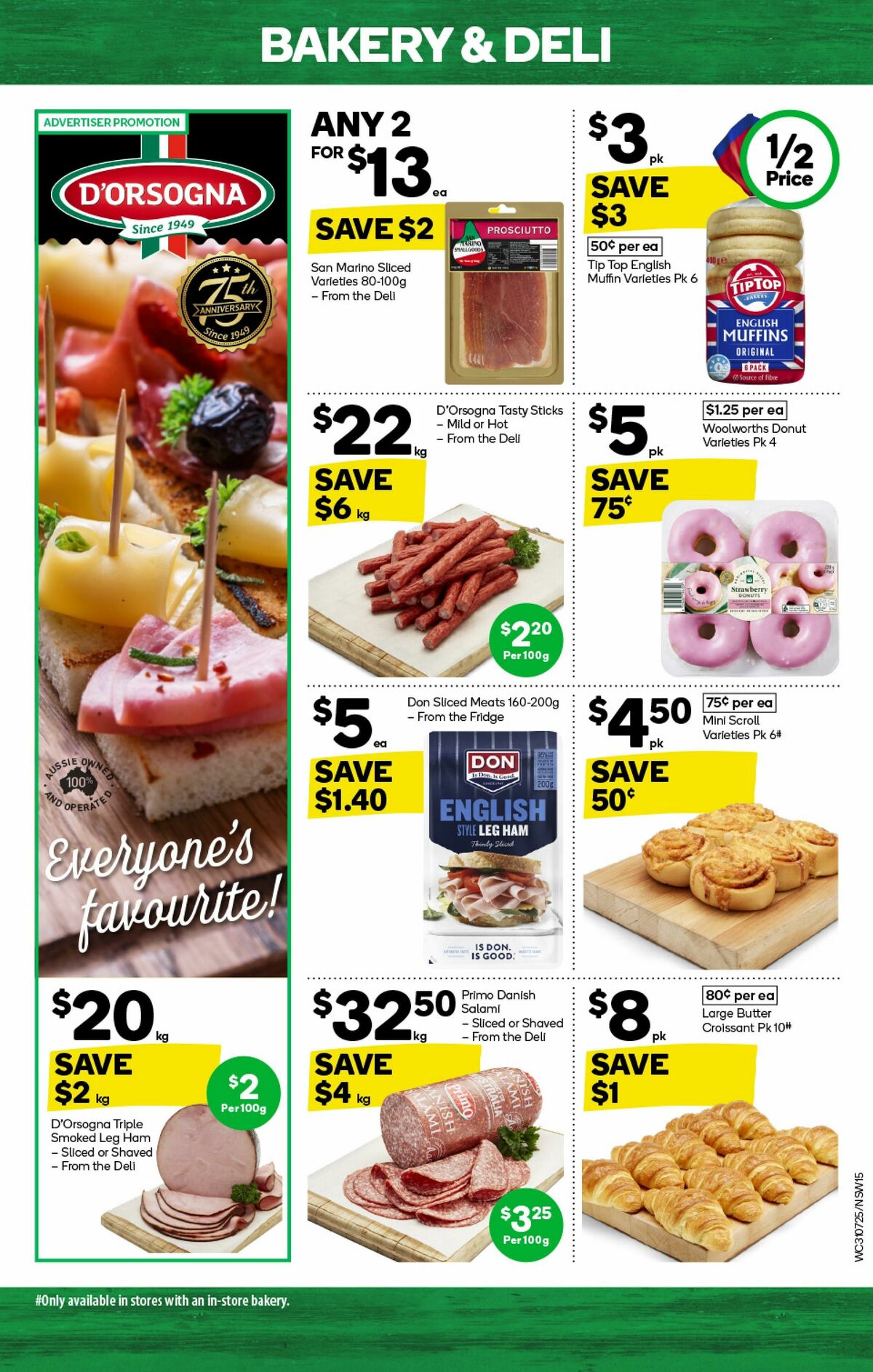 Woolworths Catalogues from 31 July