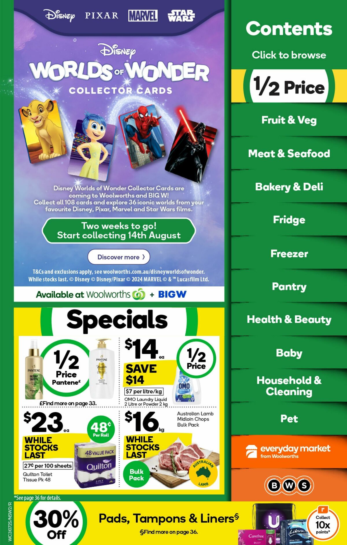 Woolworths Catalogues from 31 July