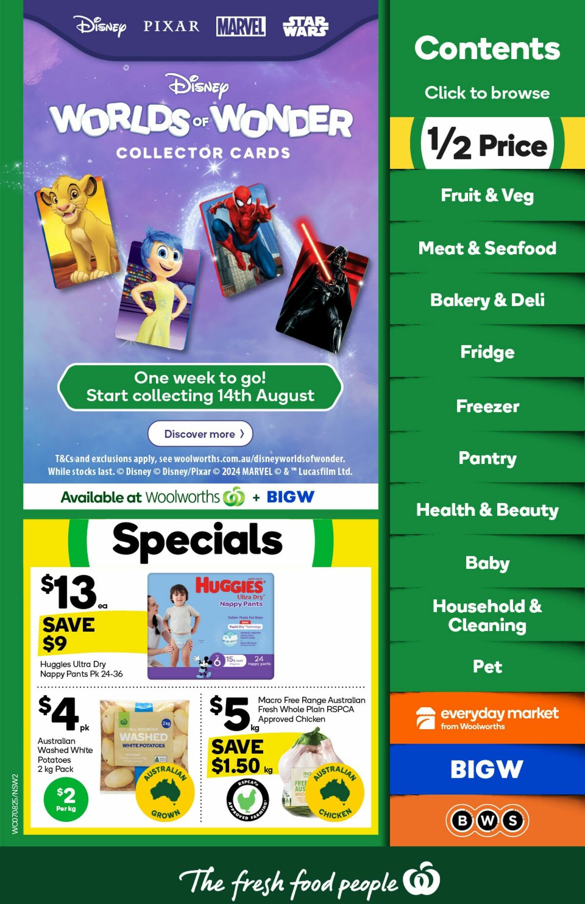 Woolworths Catalogues from 7 August