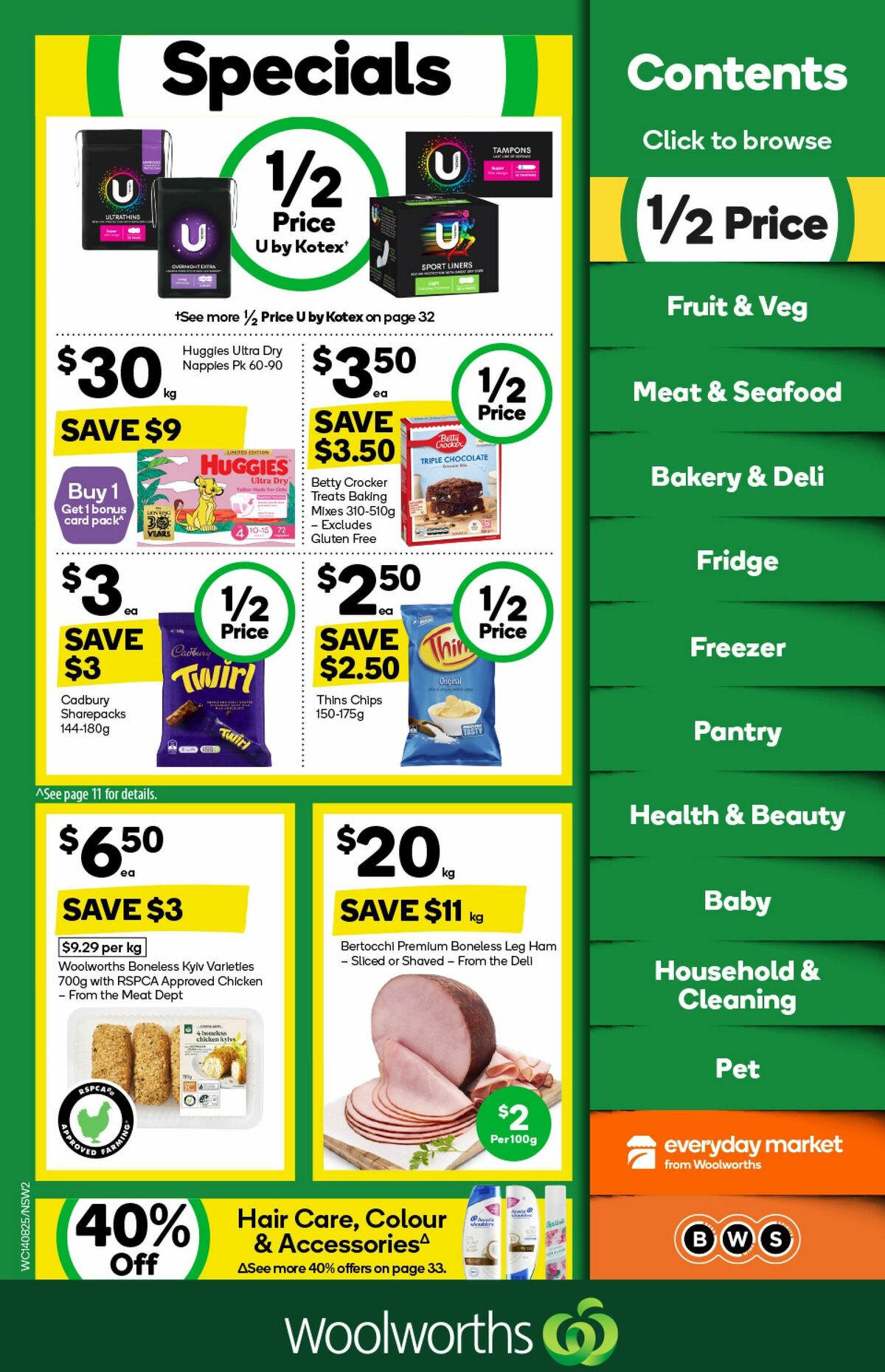 Woolworths Catalogues from 14 August