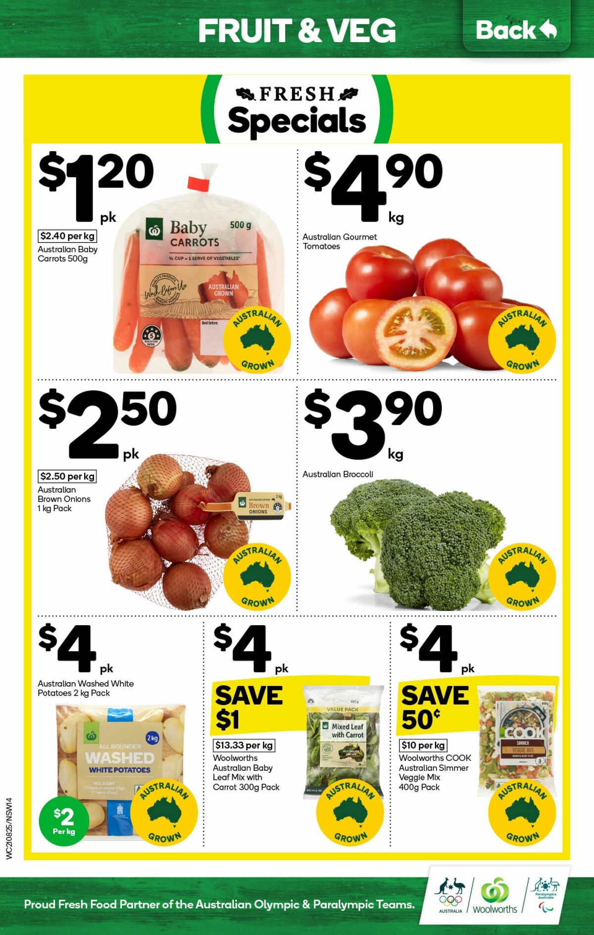 Woolworths Catalogues from 21 August