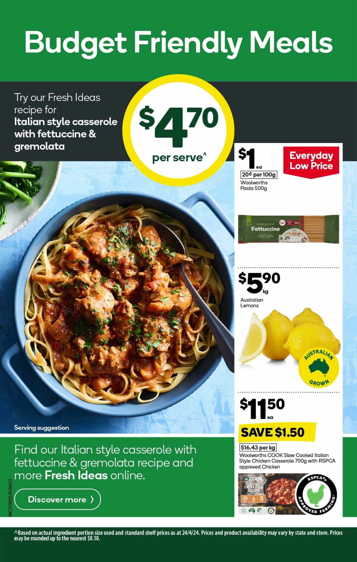 Woolworths Catalogues from 21 August