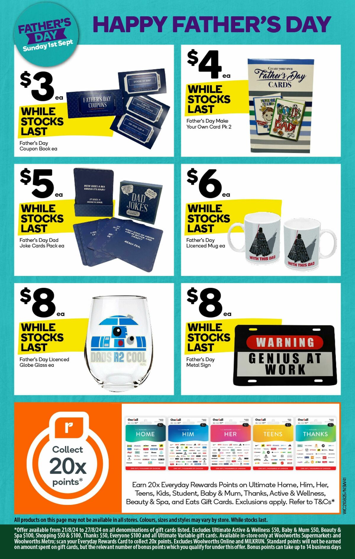 Woolworths Catalogues from 21 August