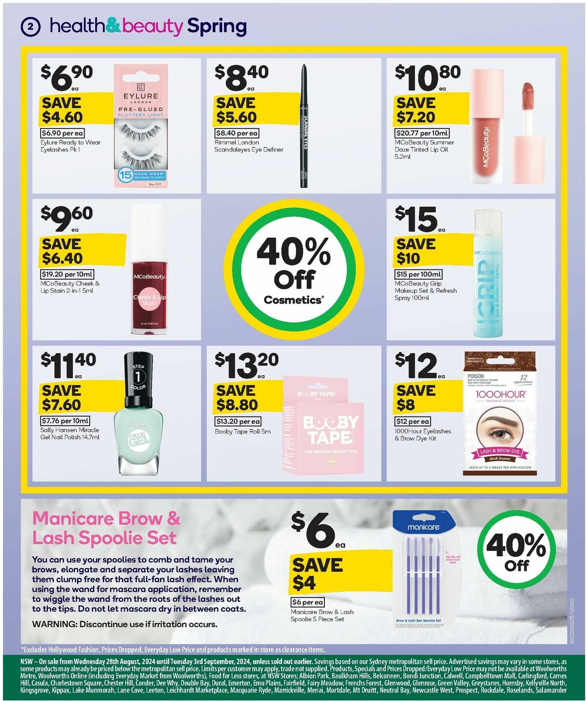 Woolworths Spring Health & Beauty Catalogue Catalogues from 28 August