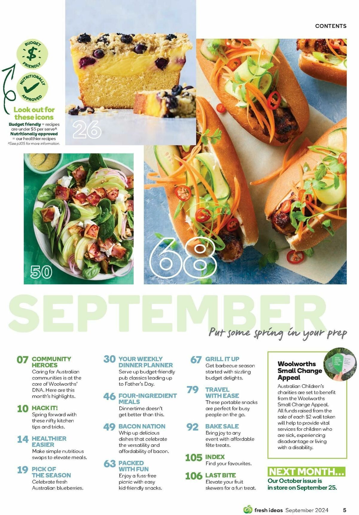 Woolworths Fresh Ideas Magazine September Catalogues from 1 September