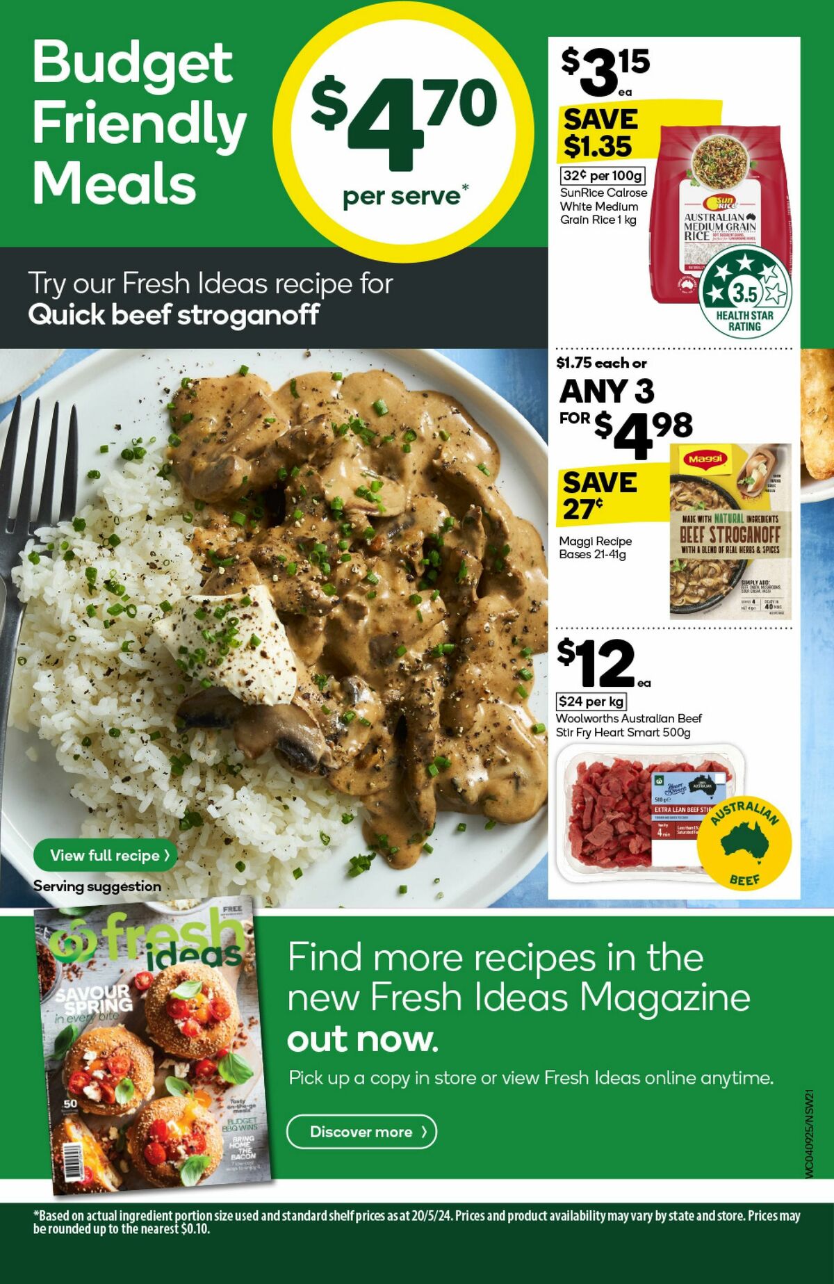 Woolworths Catalogues from 4 September