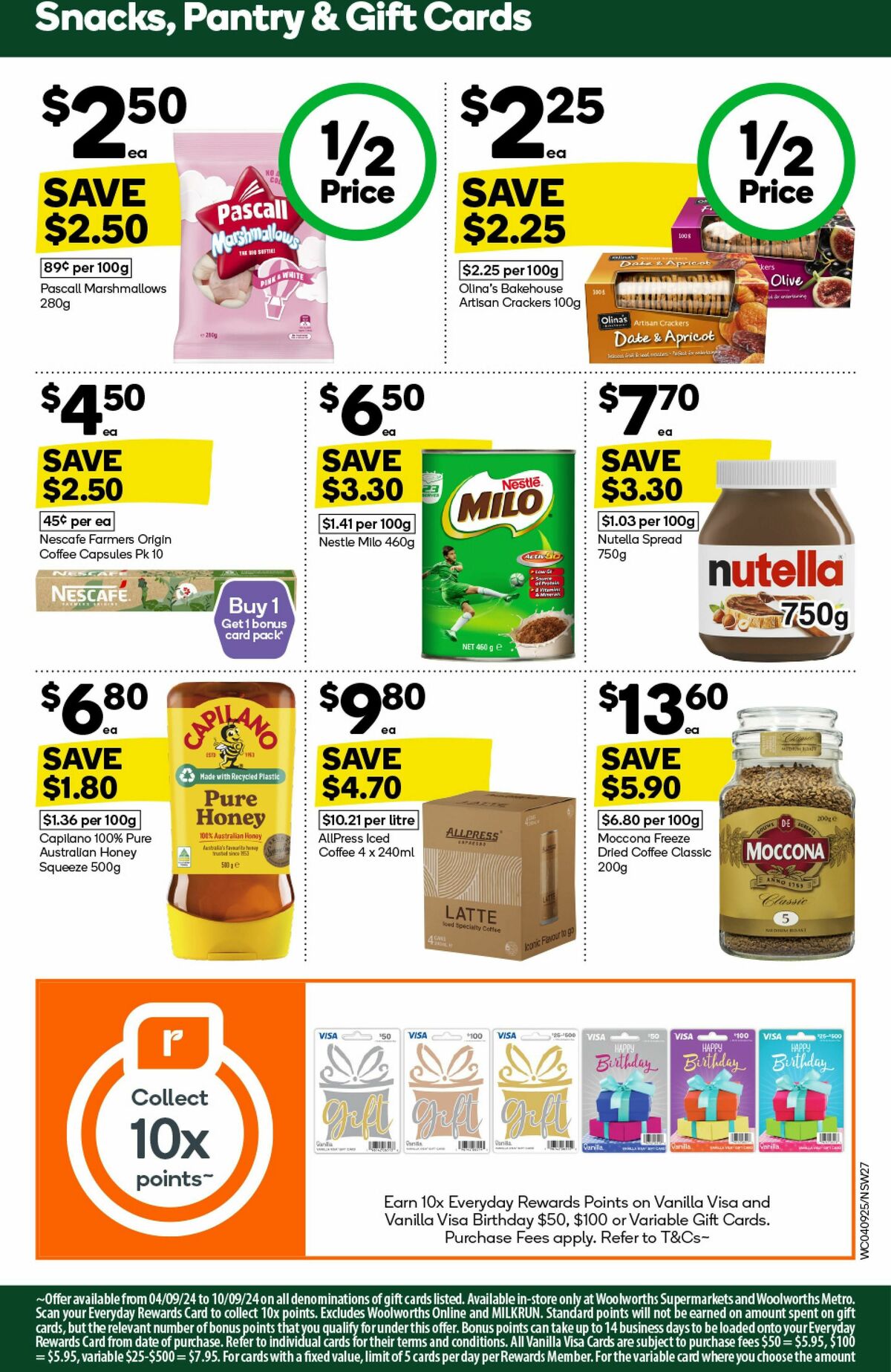 Woolworths Catalogues from 4 September