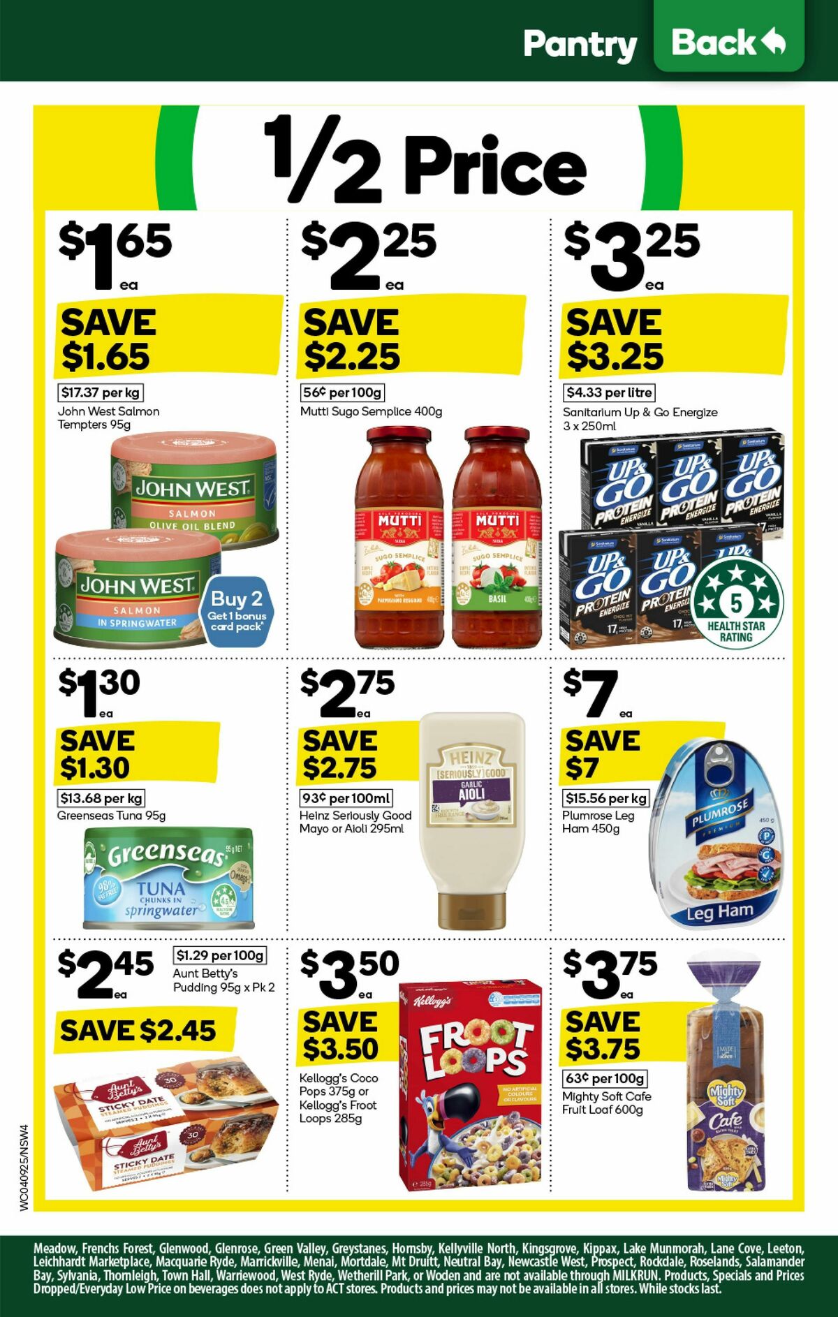 Woolworths Catalogues from 4 September