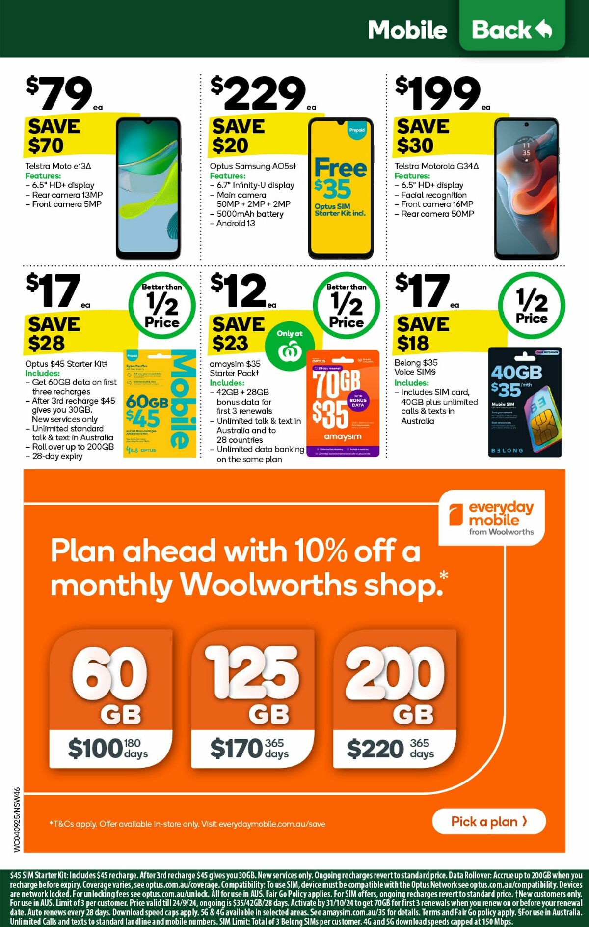 Woolworths Catalogues from 4 September