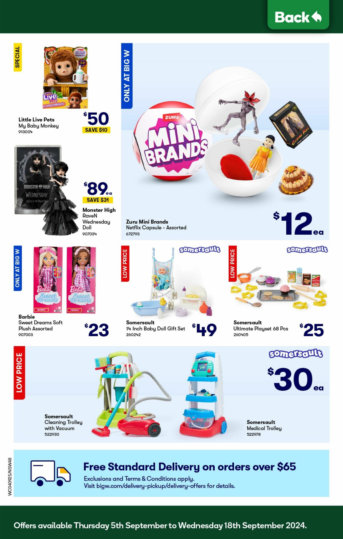 Woolworths Catalogues from 4 September