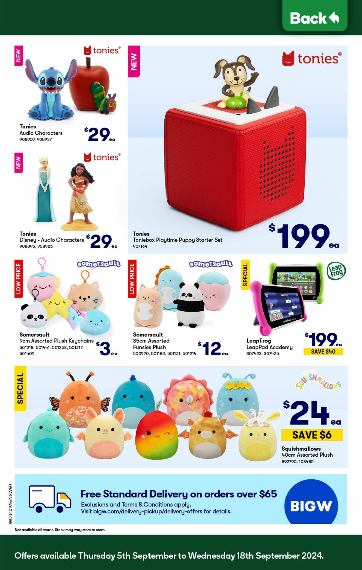 Woolworths Catalogues from 4 September