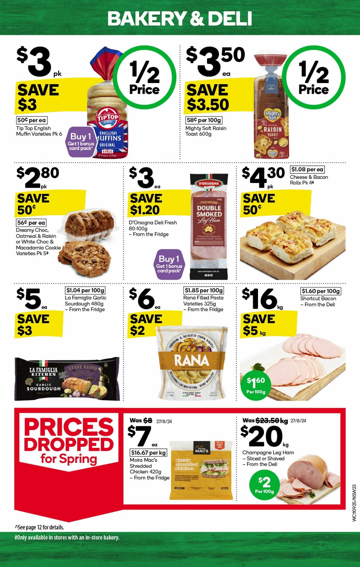 Woolworths Catalogues from 11 September