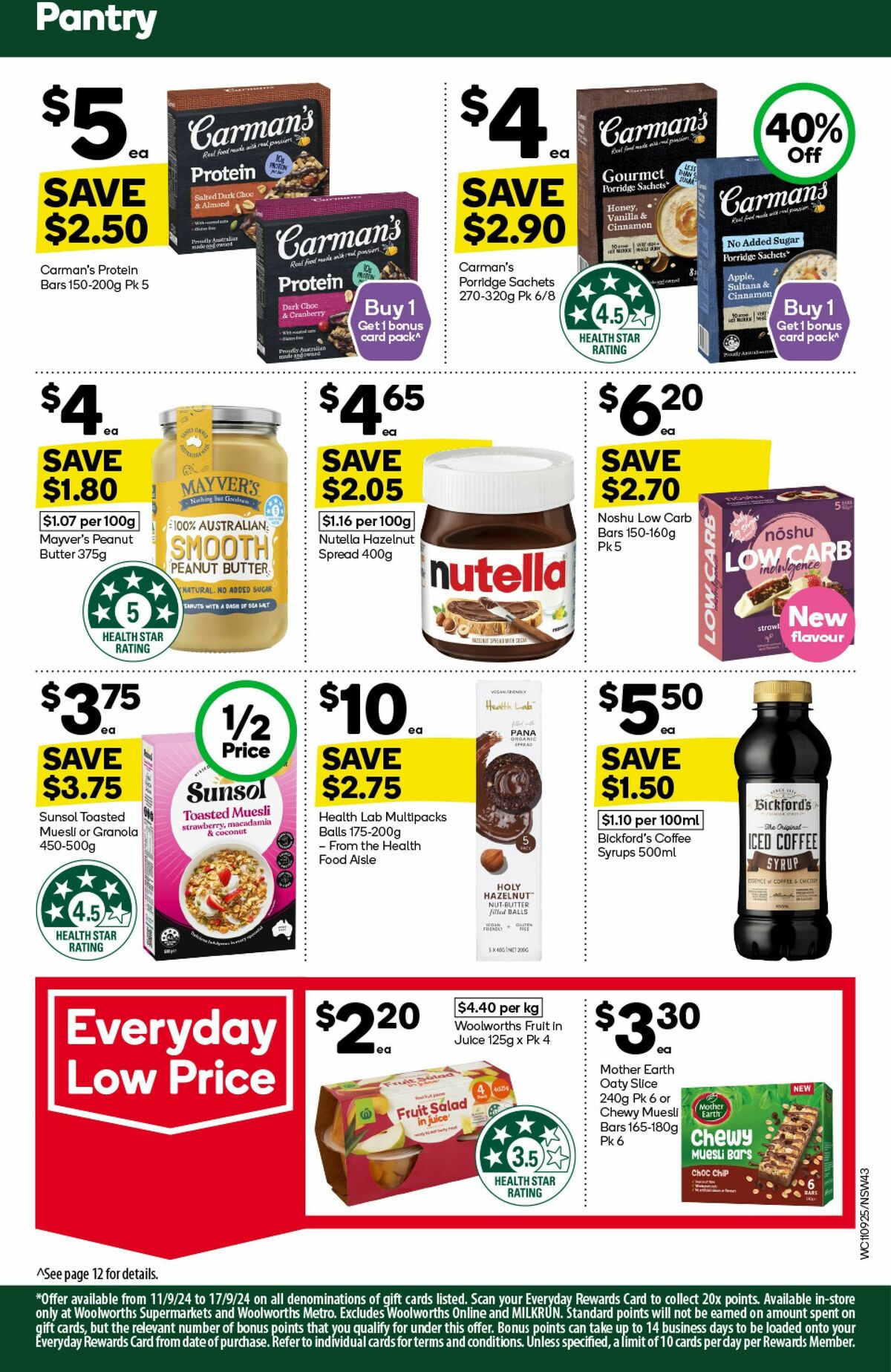 Woolworths Catalogues from 11 September