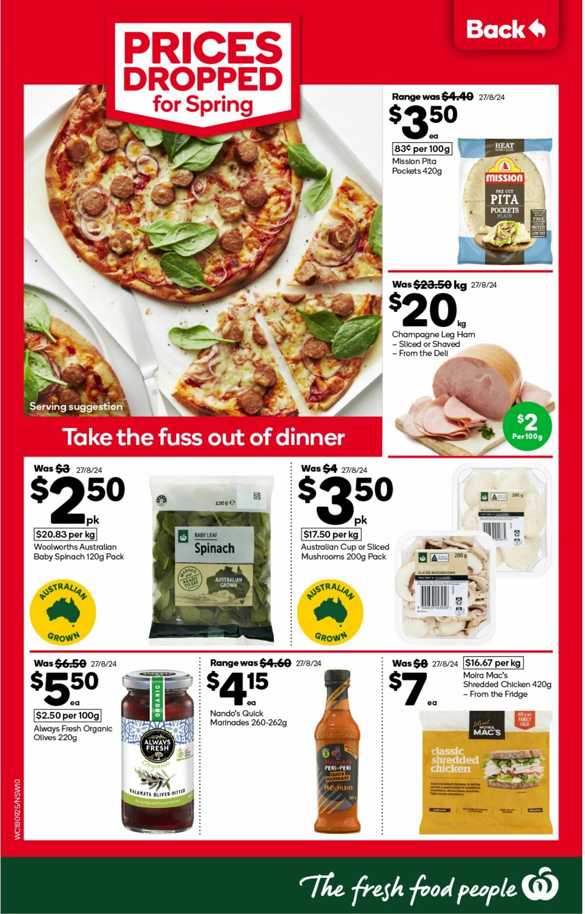 Woolworths Catalogues from 18 September