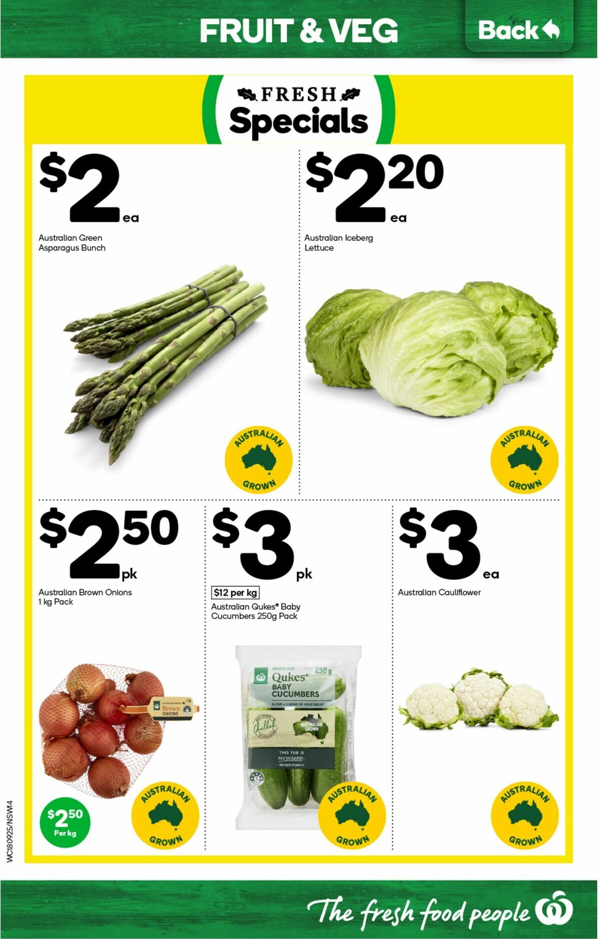 Woolworths Catalogues from 18 September