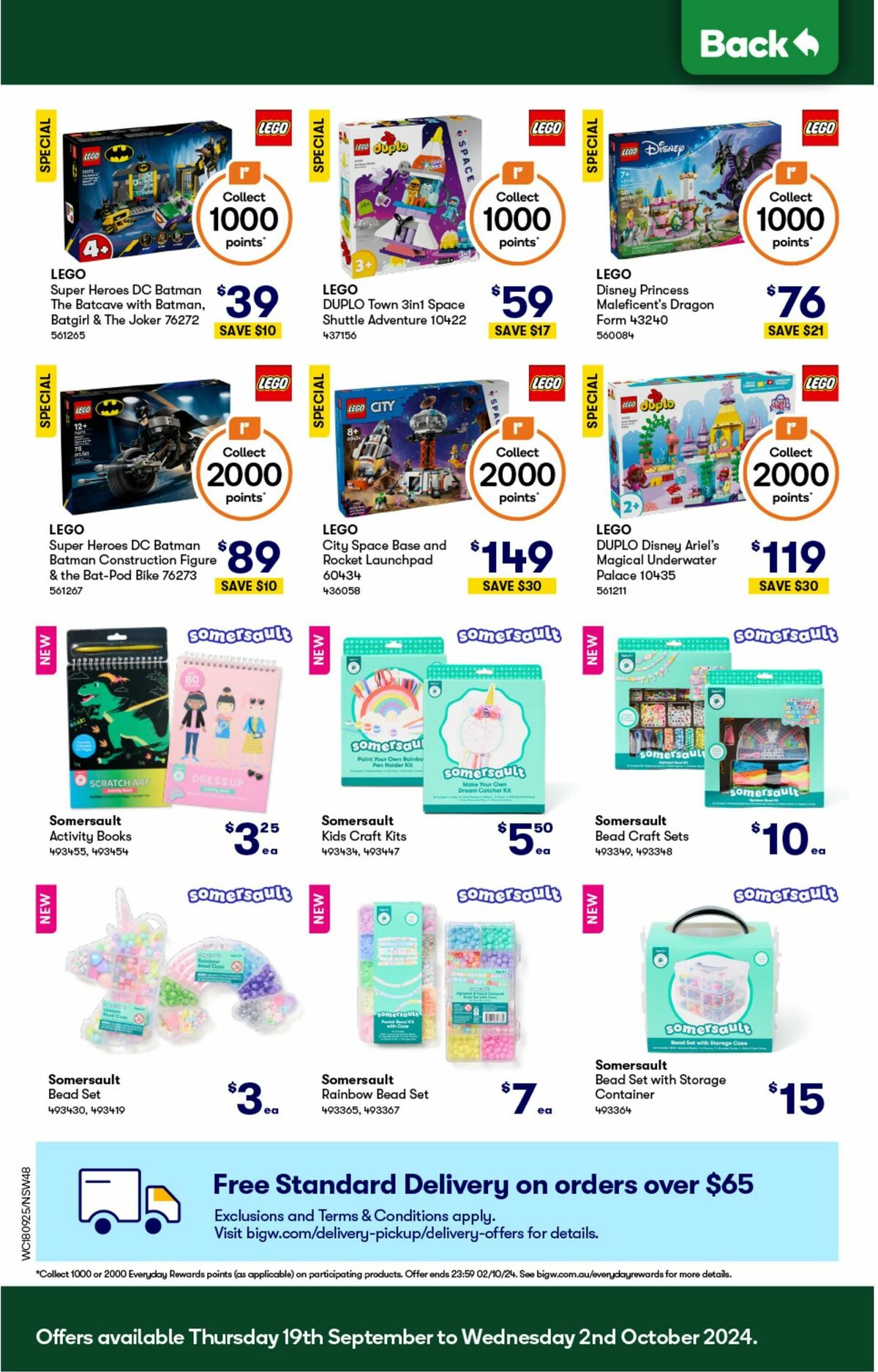 Woolworths Catalogues from 18 September