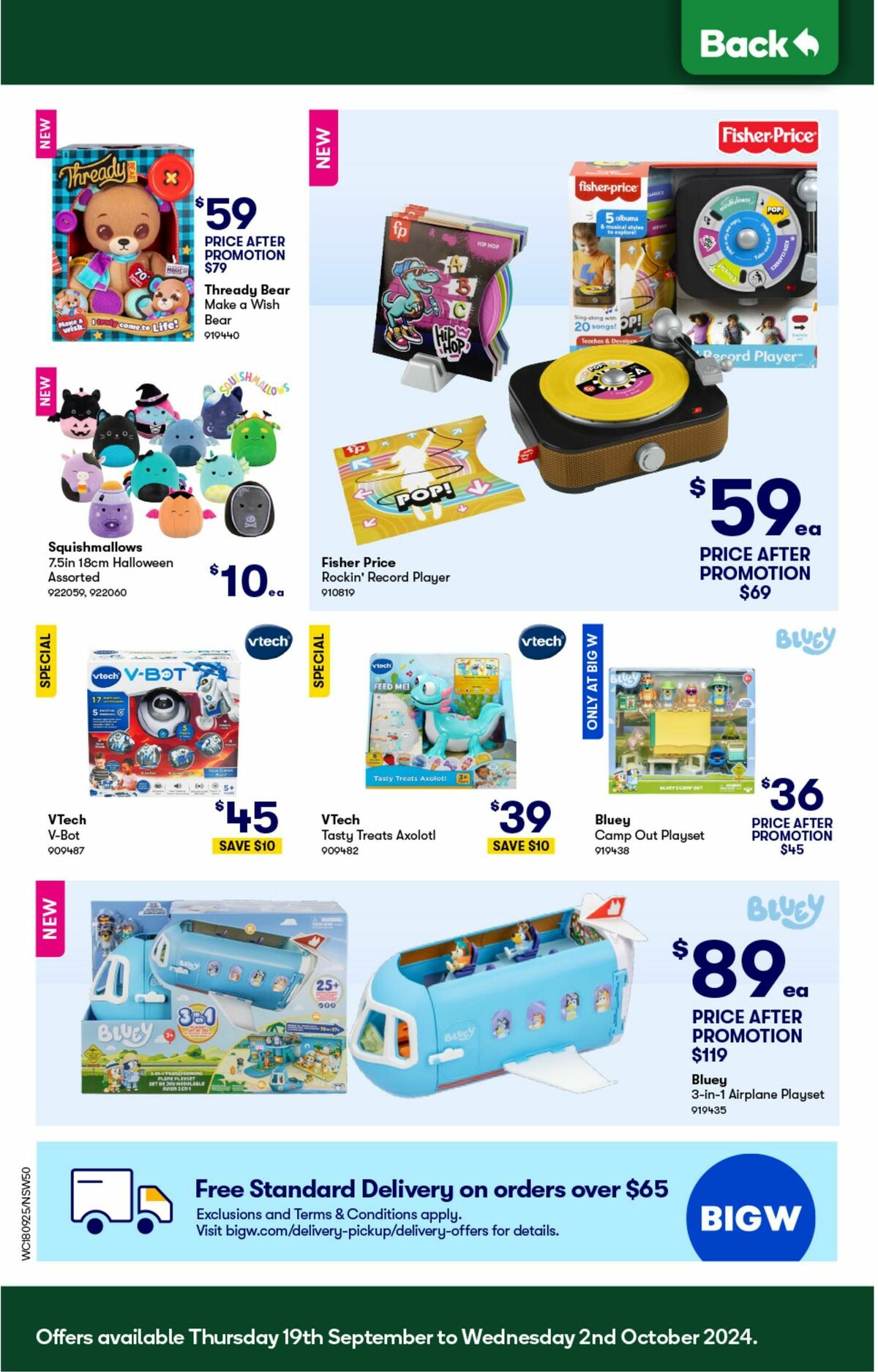 Woolworths Catalogues from 18 September