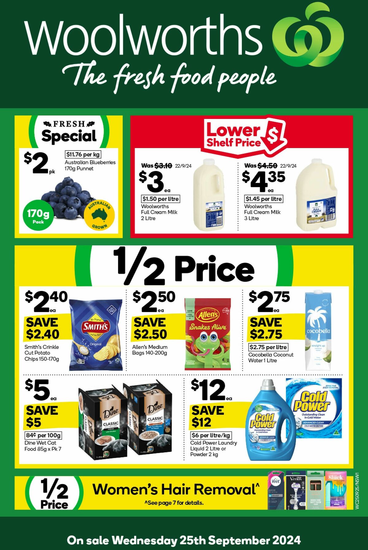 Woolworths Catalogues from 25 September