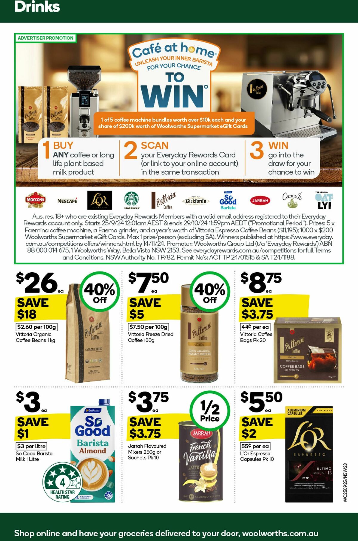 Woolworths Catalogues from 25 September