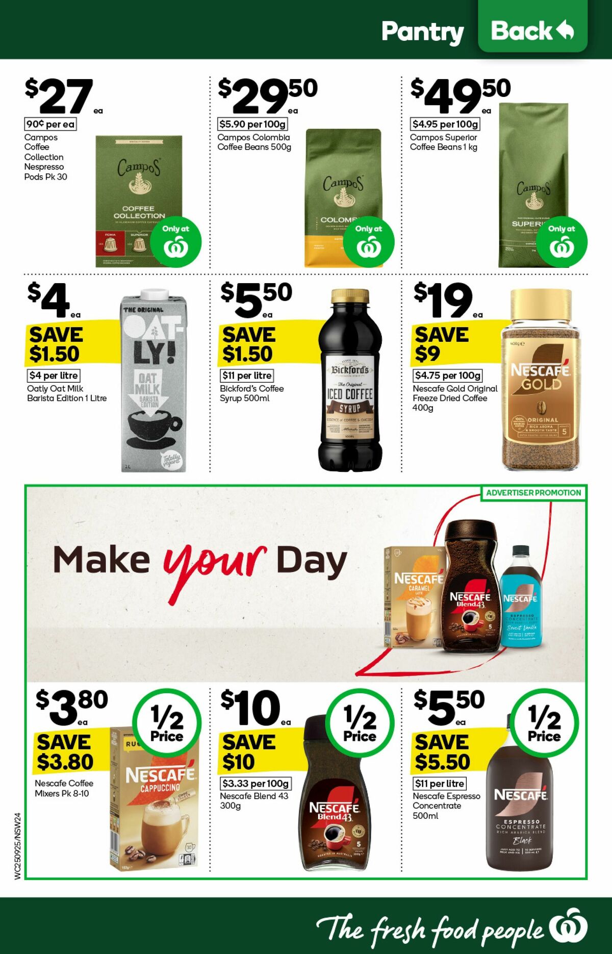 Woolworths Catalogues from 25 September