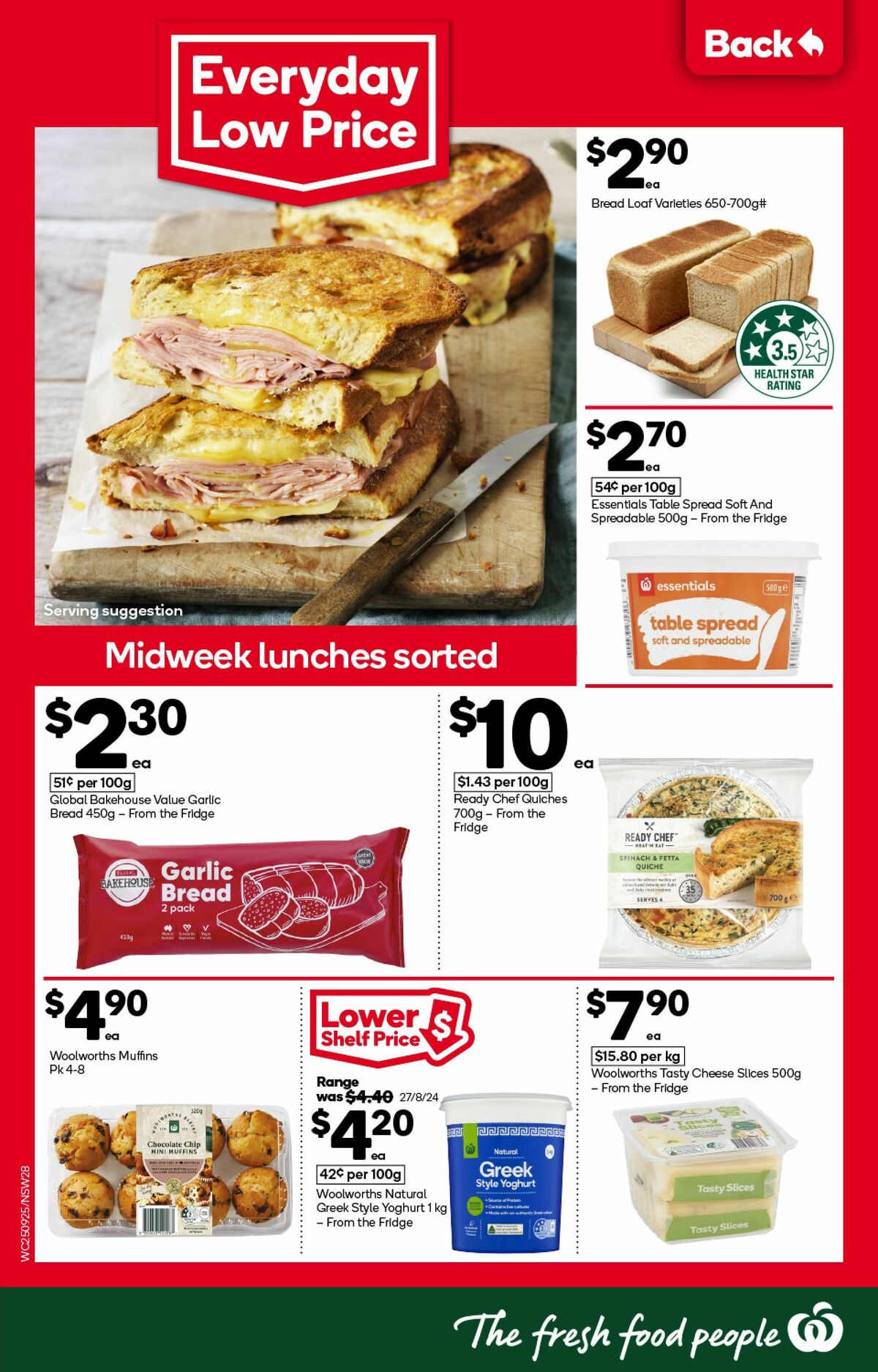 Woolworths Catalogues from 25 September