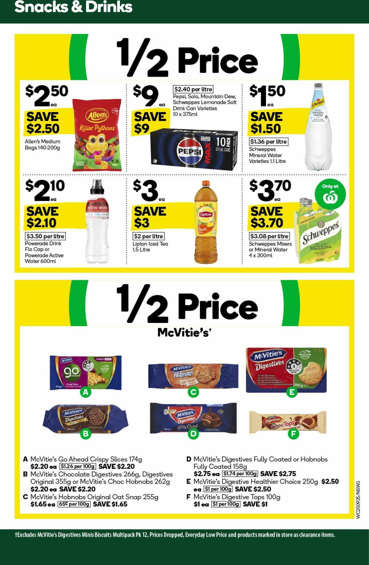 Woolworths Catalogues from 25 September