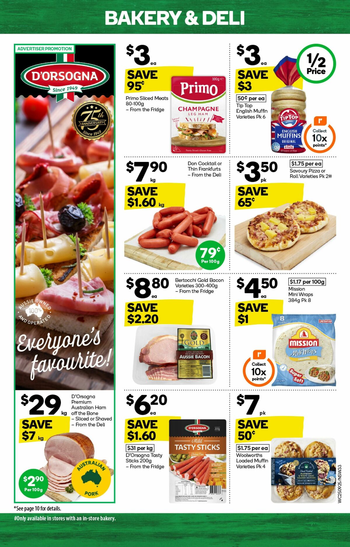 Woolworths Catalogues from 25 September