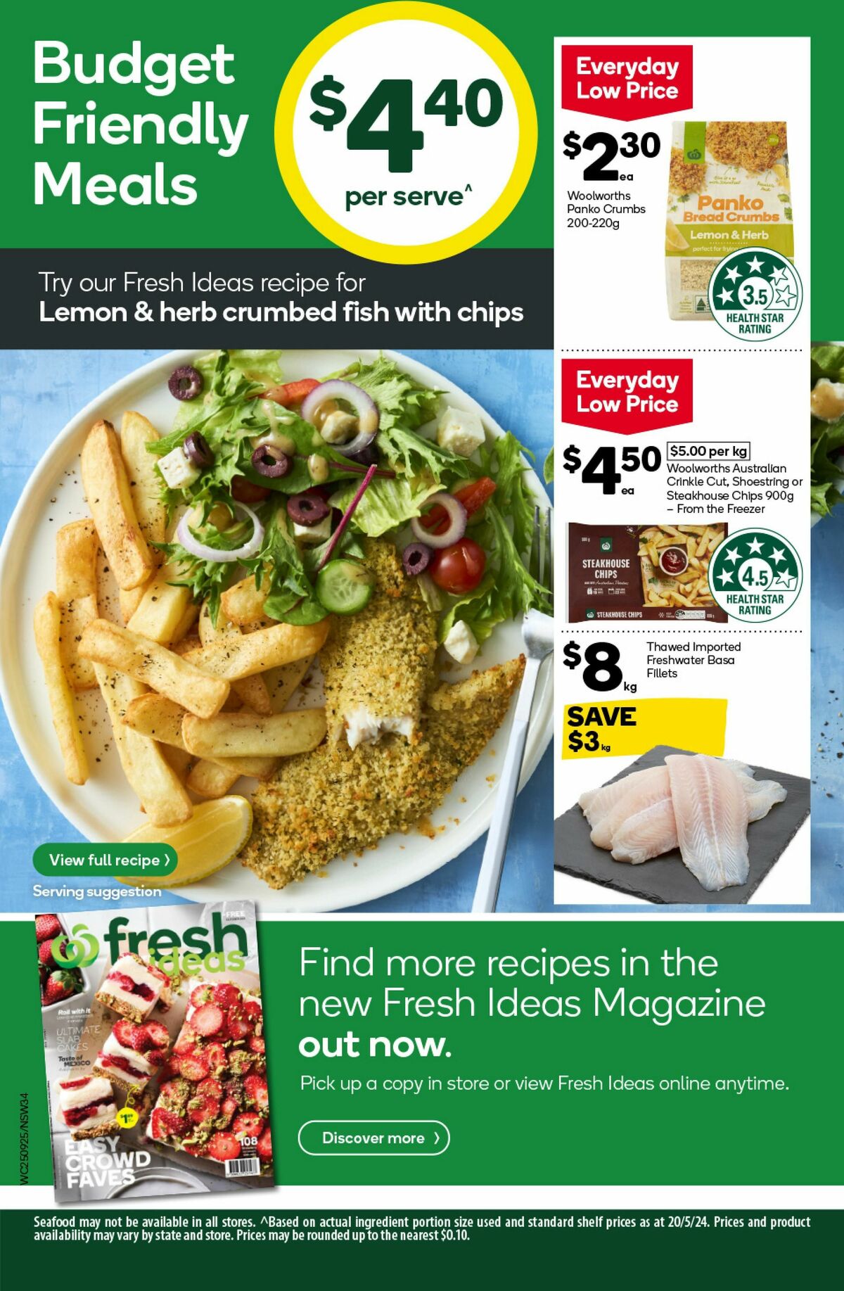 Woolworths Catalogues from 25 September