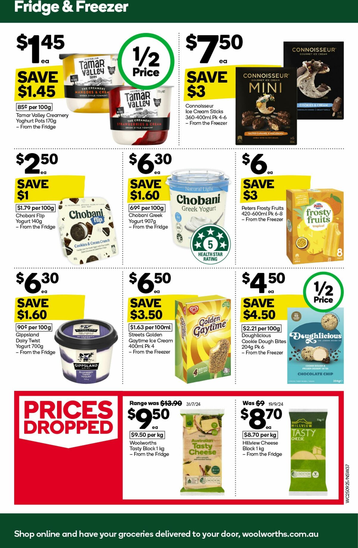 Woolworths Catalogues from 25 September