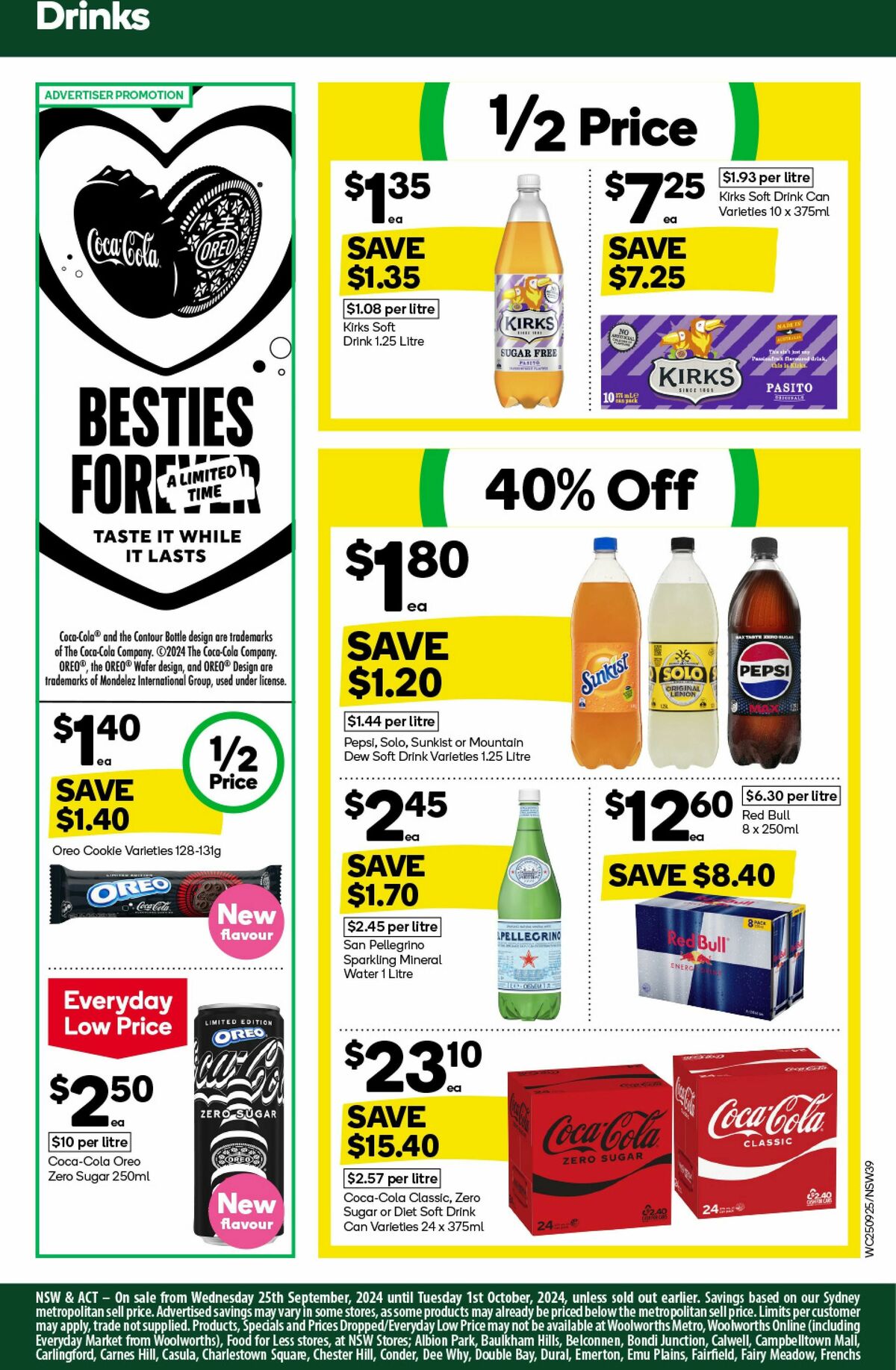 Woolworths Catalogues from 25 September