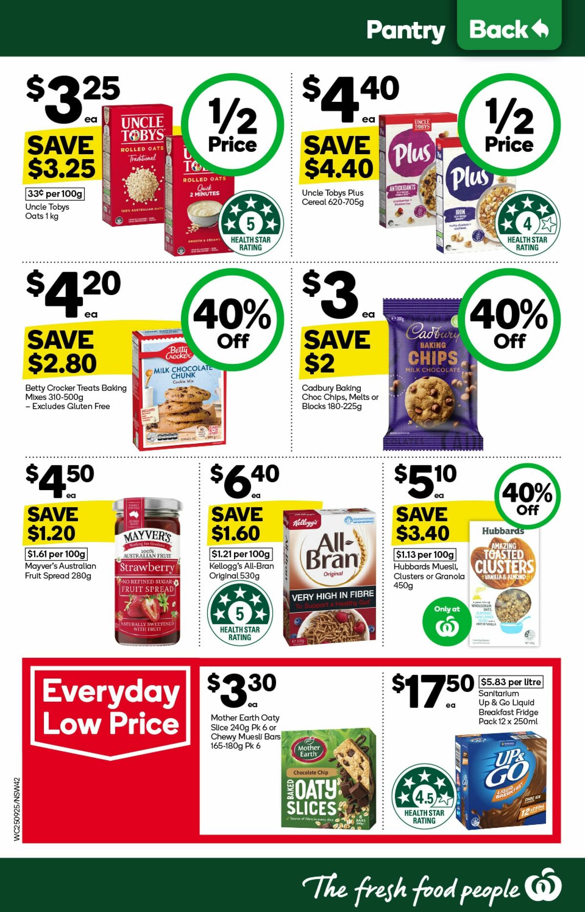 Woolworths Catalogues from 25 September