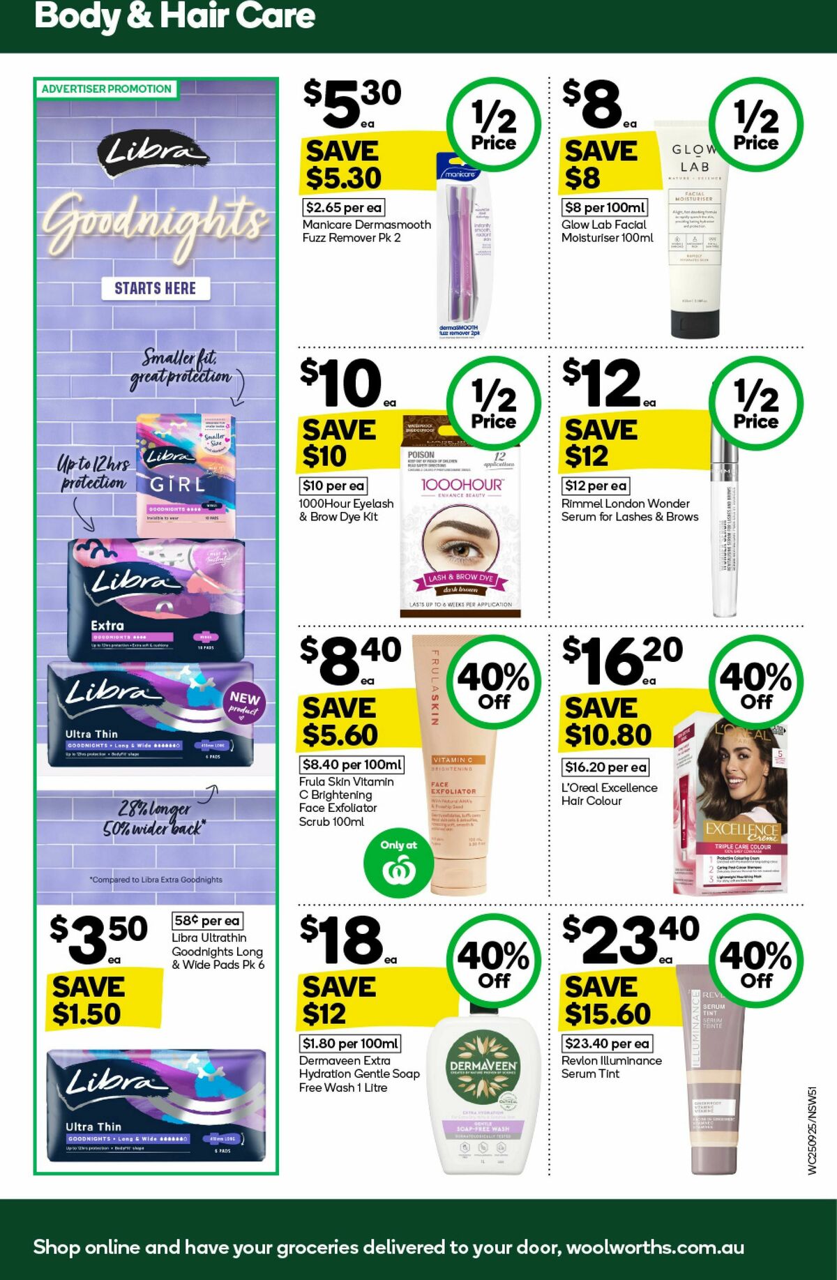 Woolworths Catalogues from 25 September