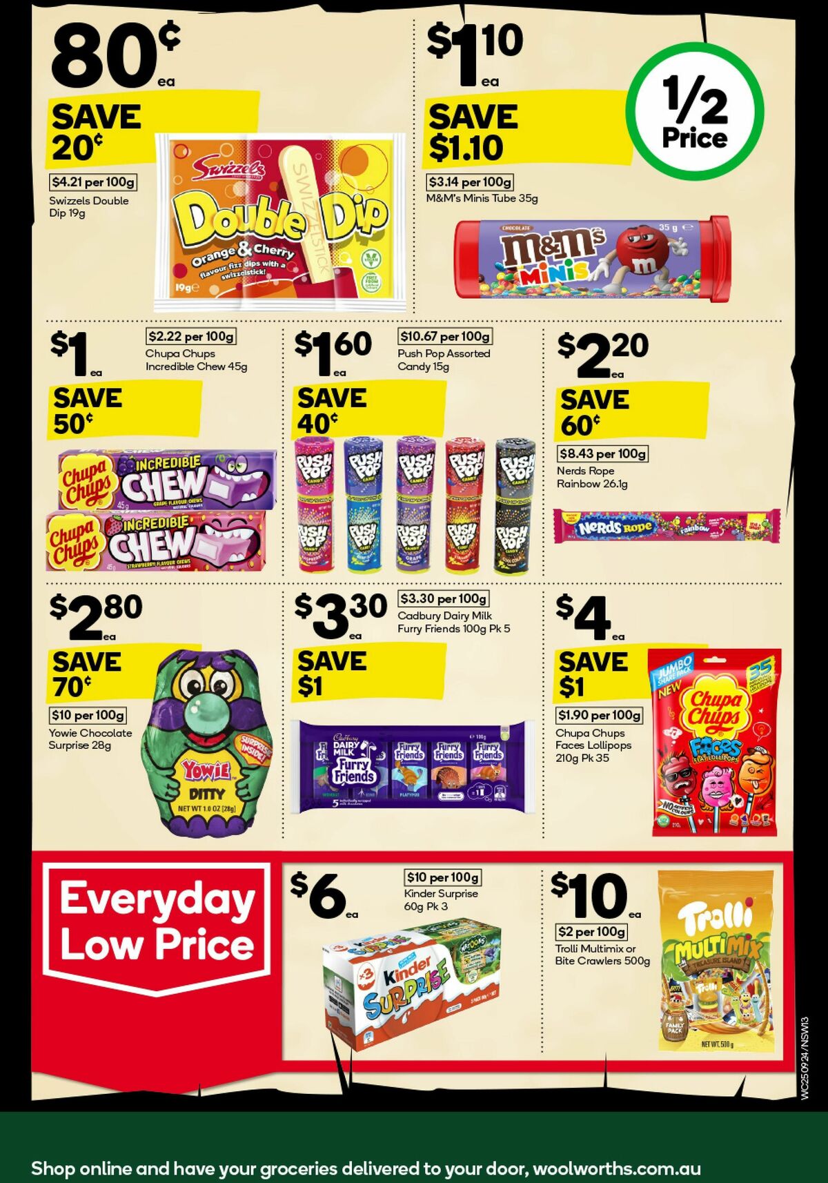 Woolworths Happy Halloween Catalogues from 25 September