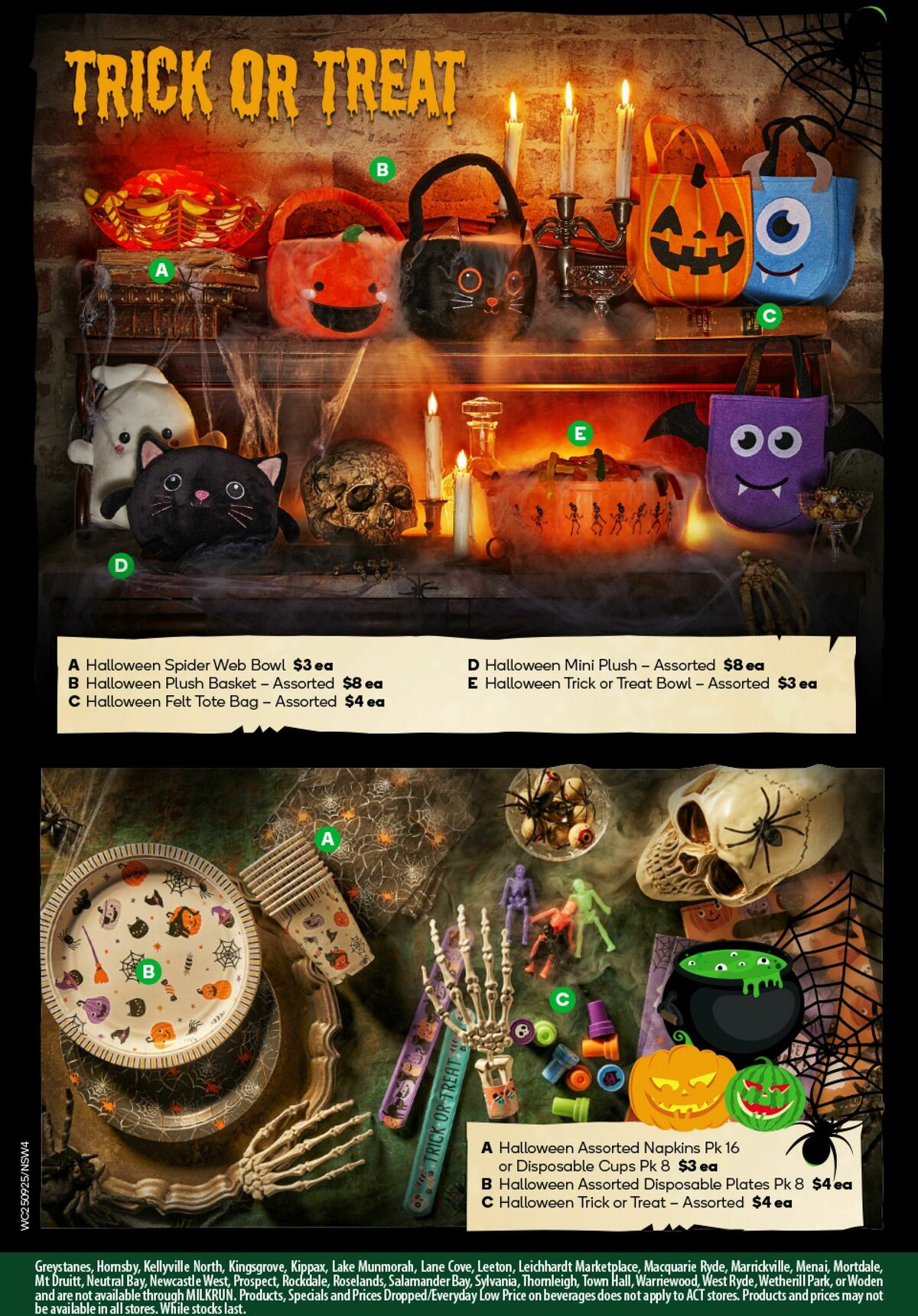 Woolworths Happy Halloween Catalogues from 25 September