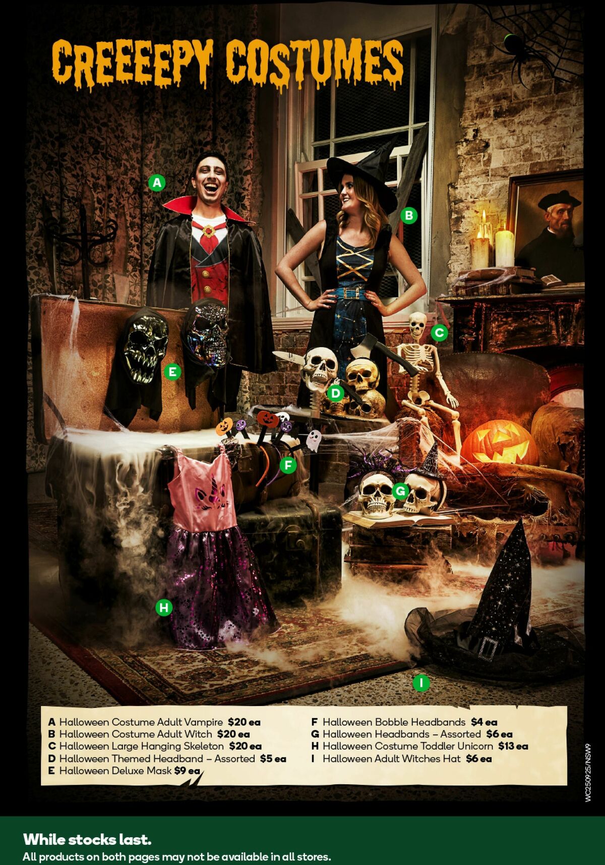 Woolworths Happy Halloween Catalogues from 25 September