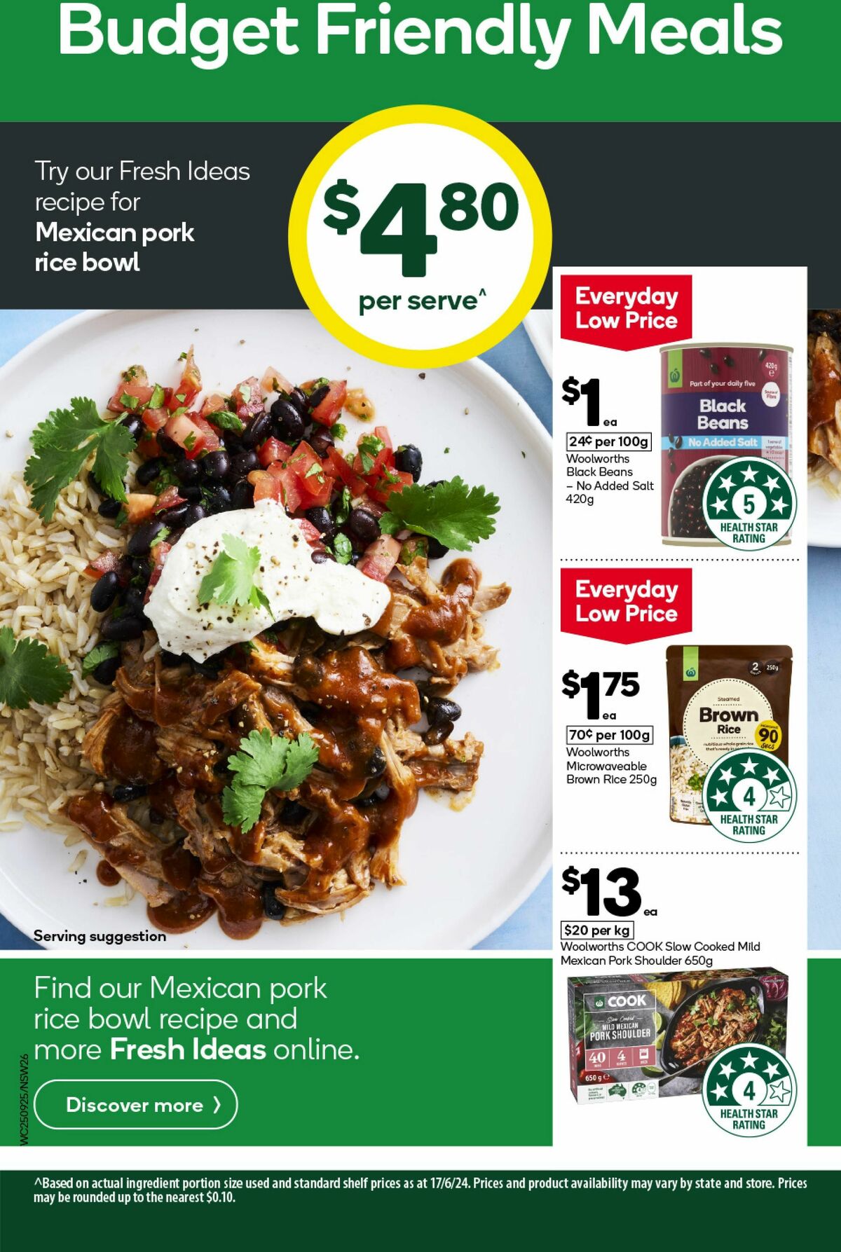 Woolworths Catalogues from 2 October