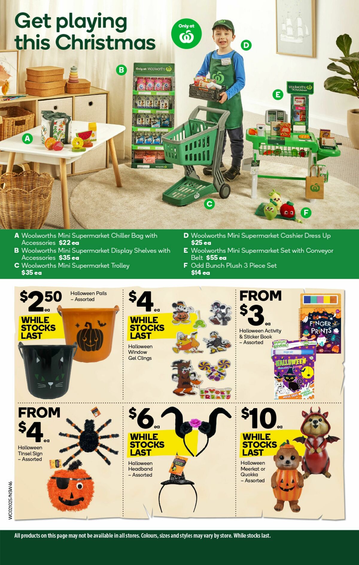 Woolworths Catalogues from 2 October