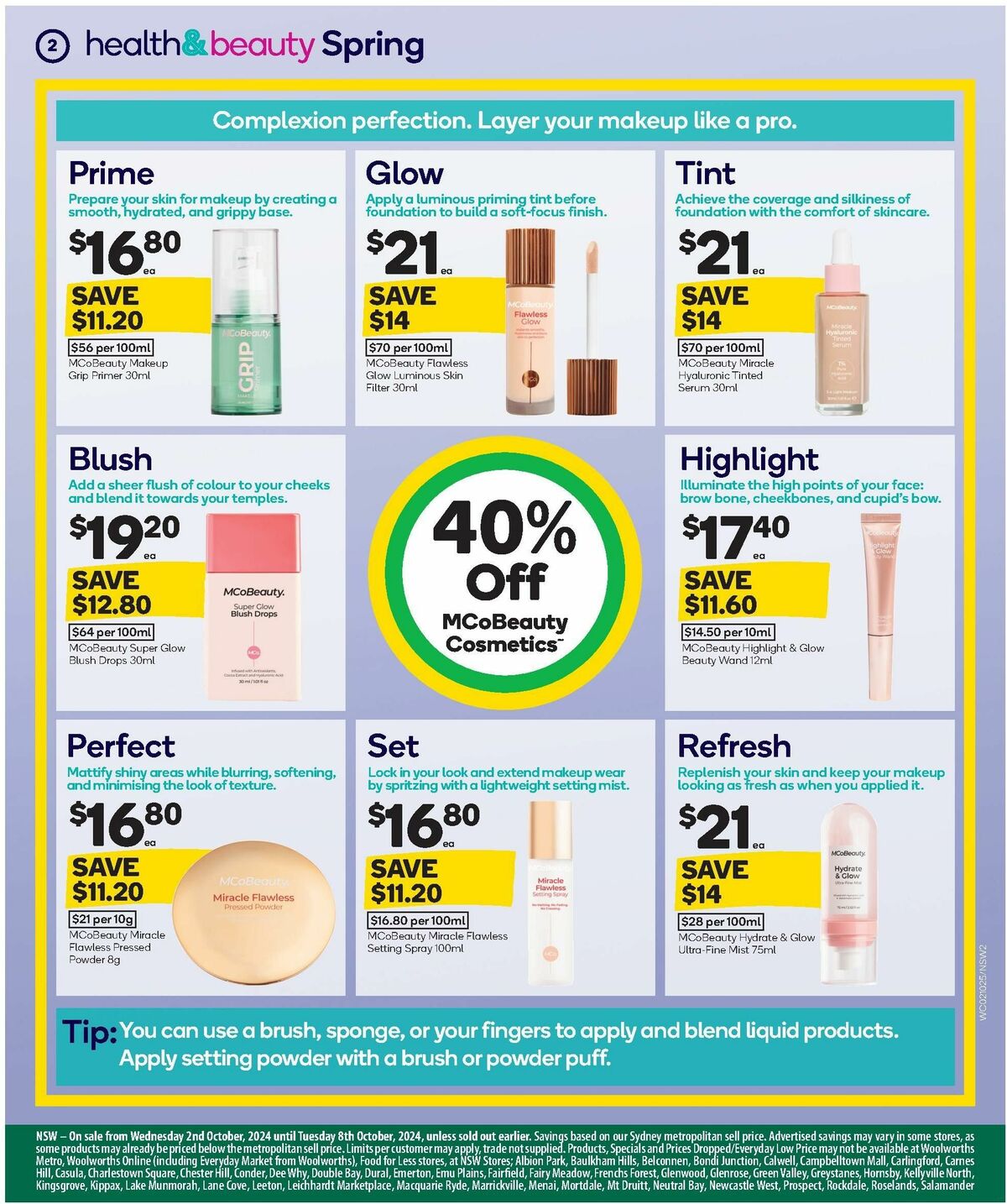 Woolworths Spring Health & Beauty Catalogue Catalogues from 2 October