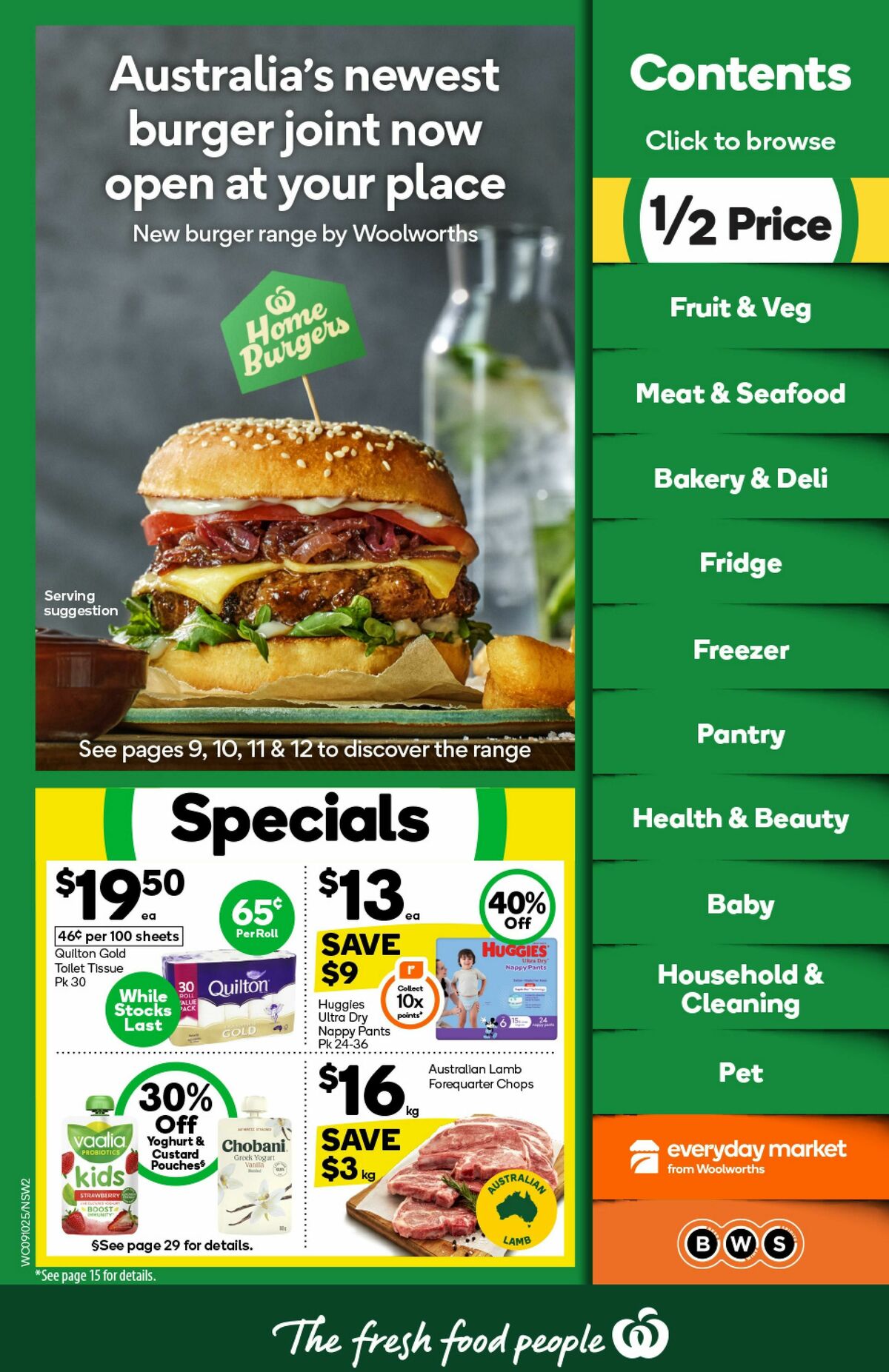 Woolworths Catalogues from 9 October