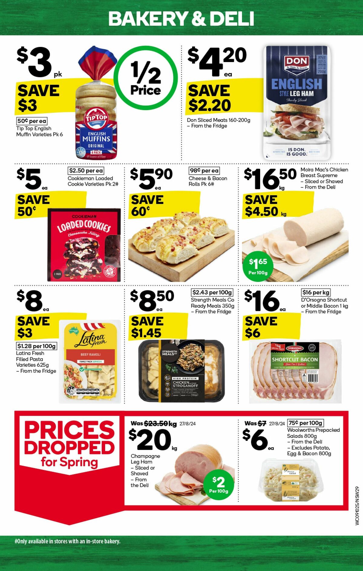 Woolworths Catalogues from 9 October