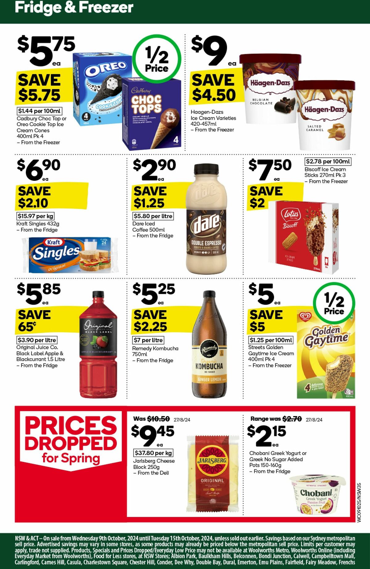 Woolworths Catalogues from 9 October