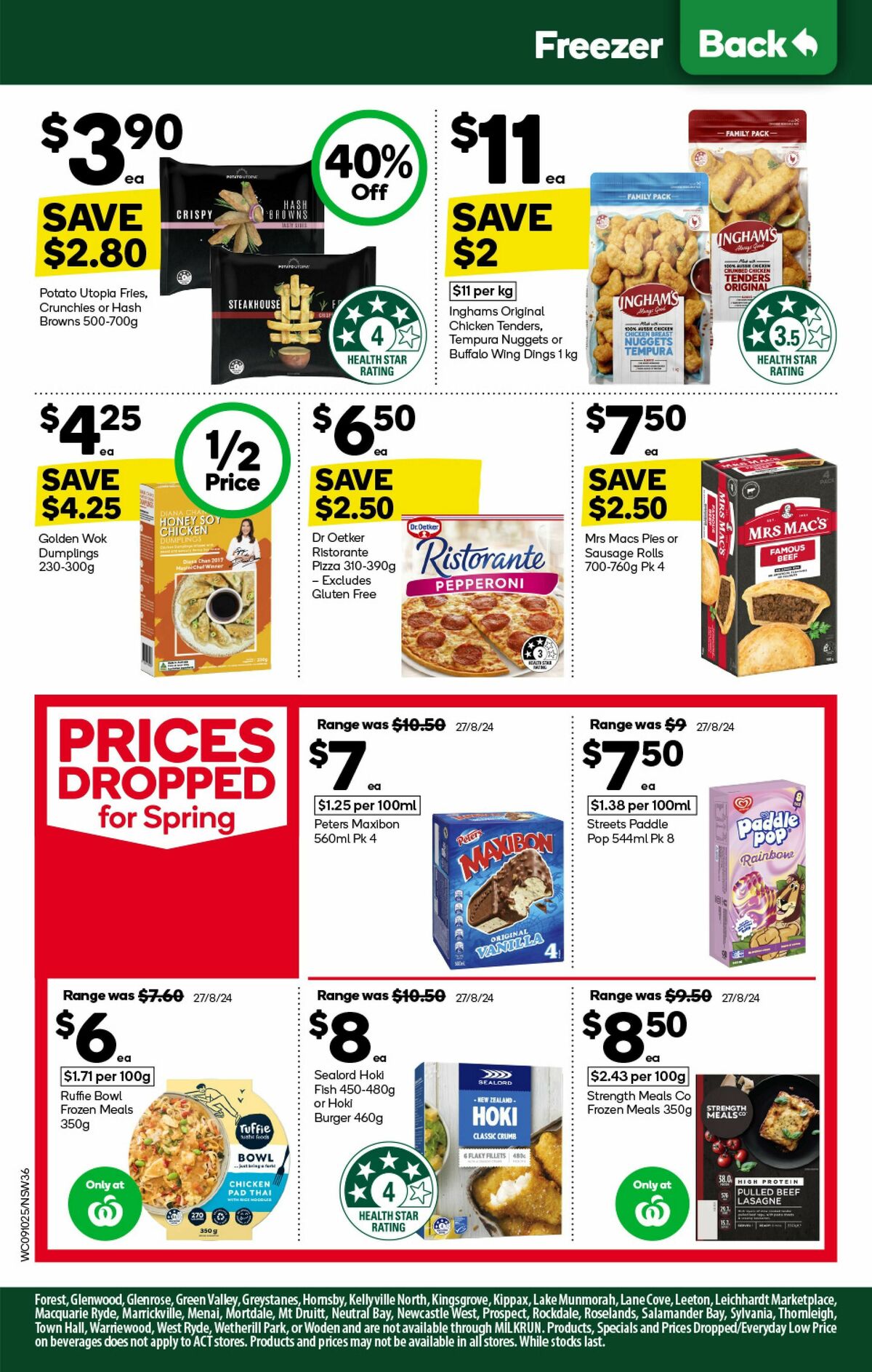 Woolworths Catalogues from 9 October