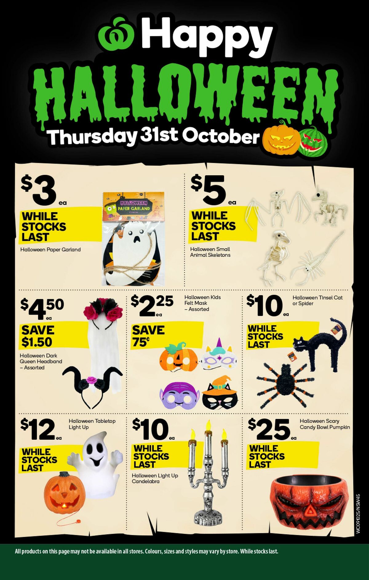 Woolworths Catalogues from 9 October