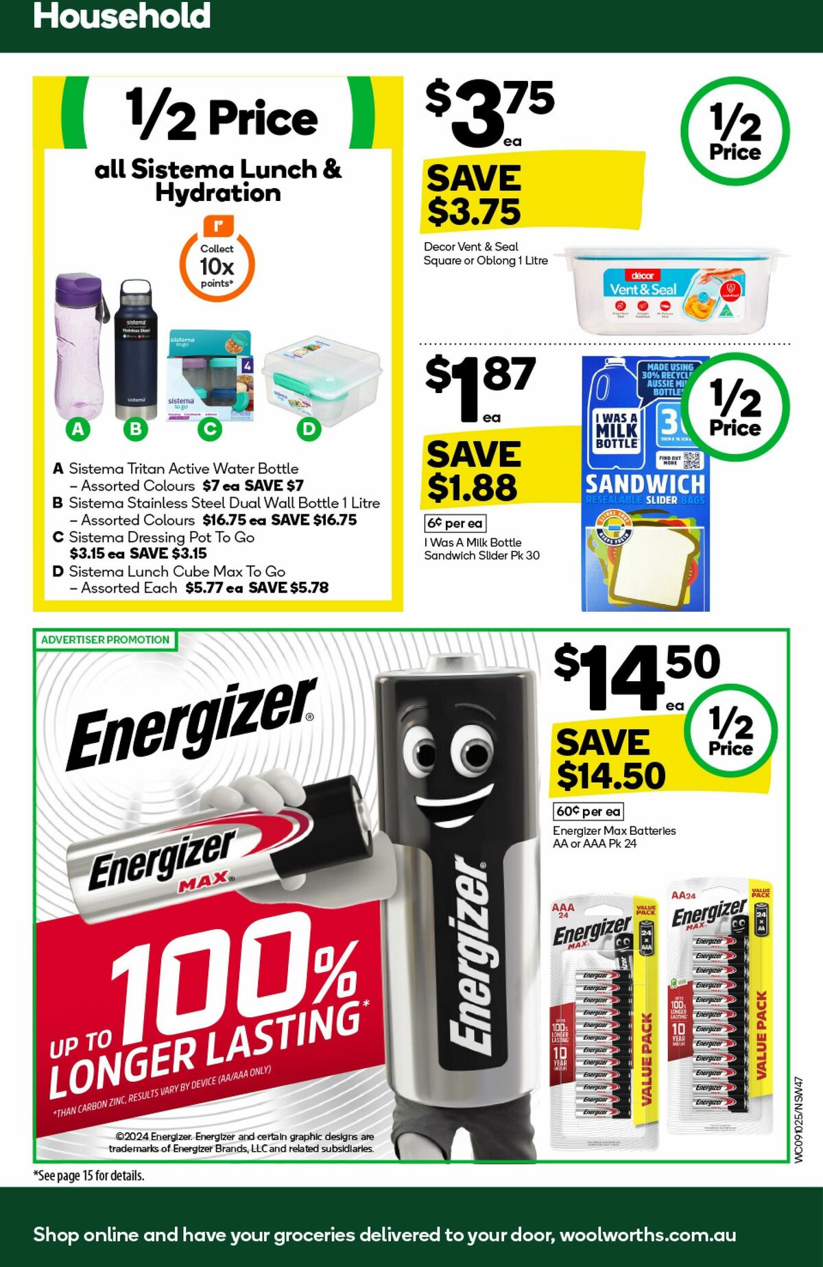 Woolworths Catalogues from 9 October