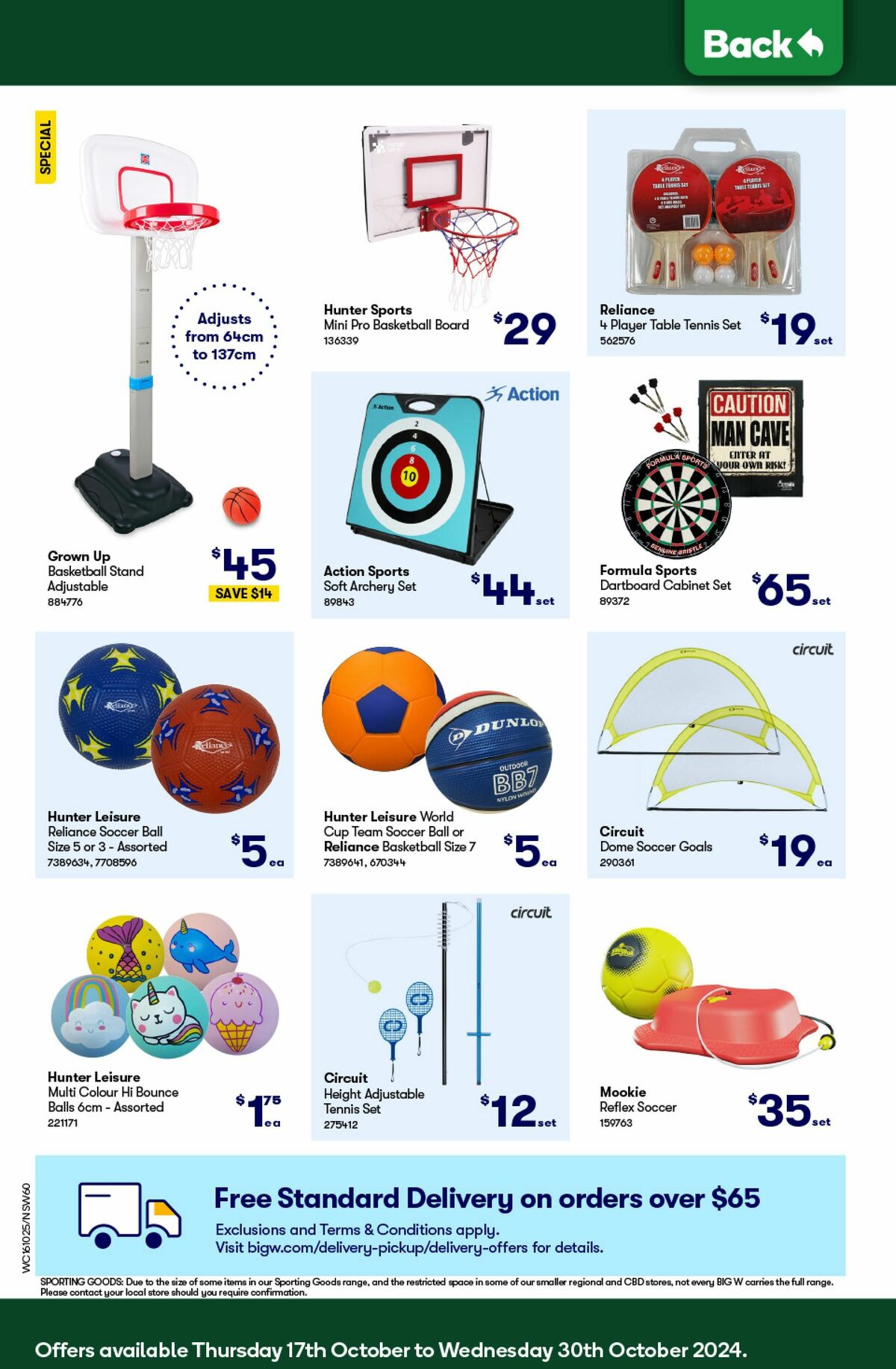 Woolworths Catalogues from 16 October