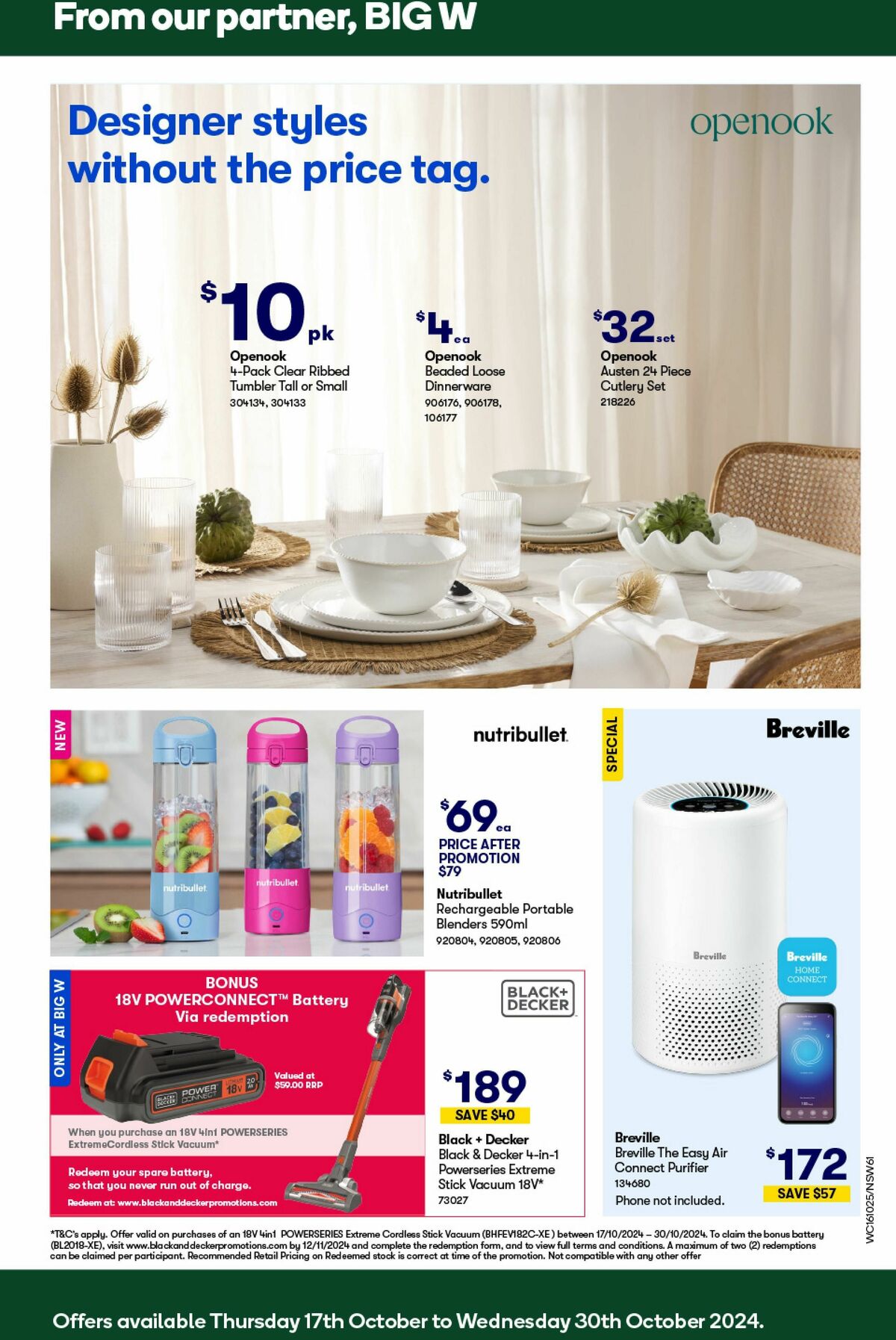 Woolworths Catalogues from 16 October