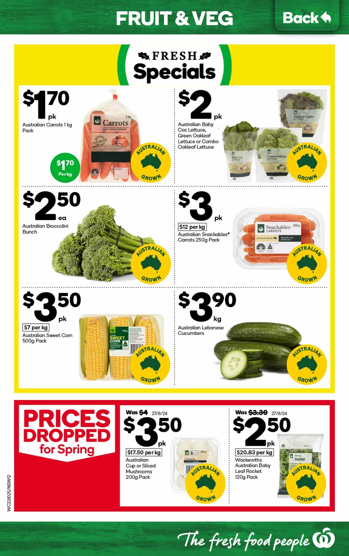 Woolworths Catalogues from 23 October